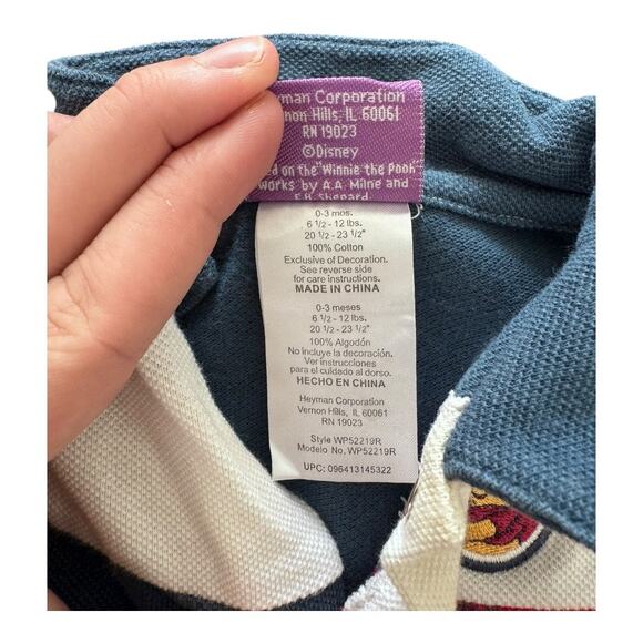 Vintage 90’s Pooh Long Sleeve Romper - Picture 4 of 4
